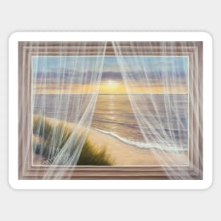 WARM BREEZE by Diane Romanello Sticker